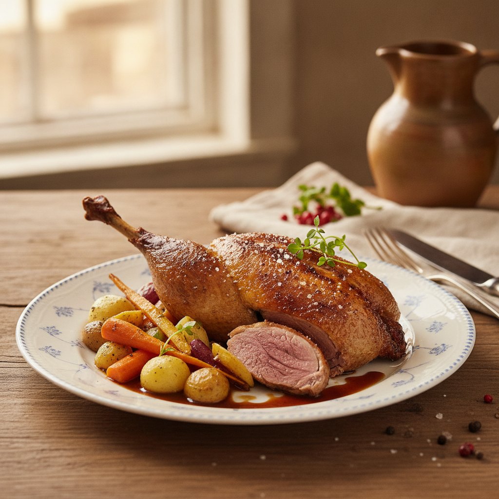 Wildente gebraten