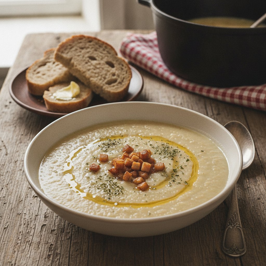 Bohnenpüreesuppe