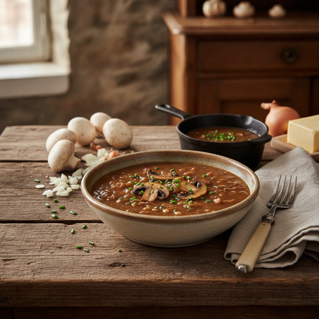 Braune Champignonsauce