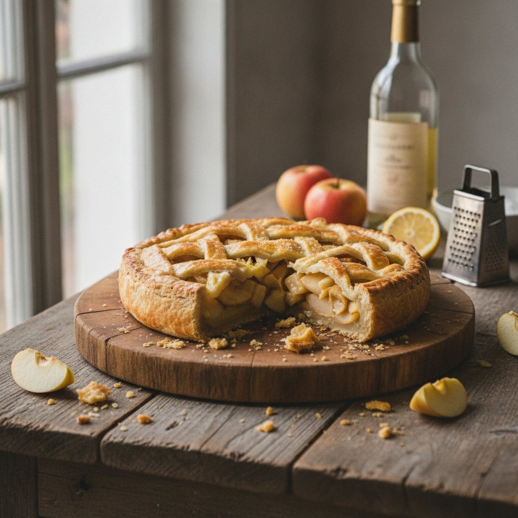 Englische Apfelpastete oder Apple-pie