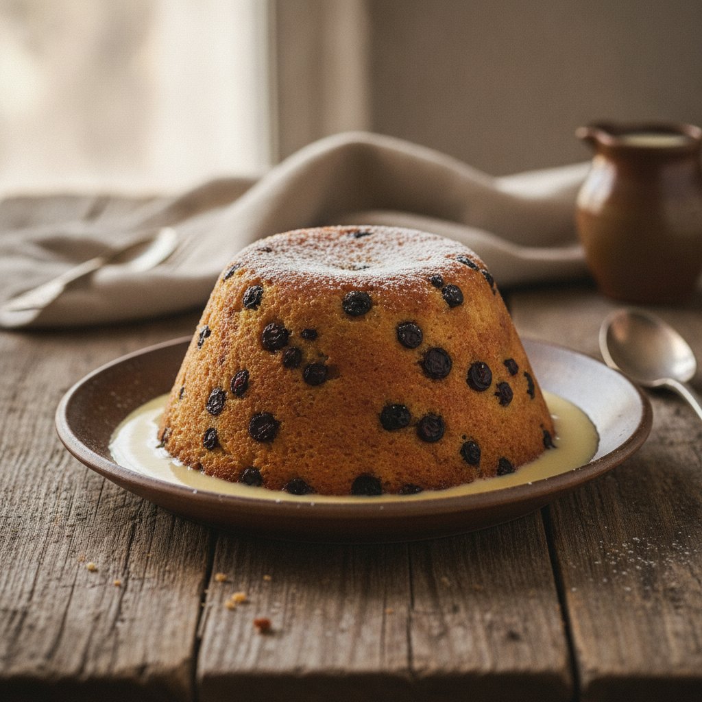 Korinthenpudding