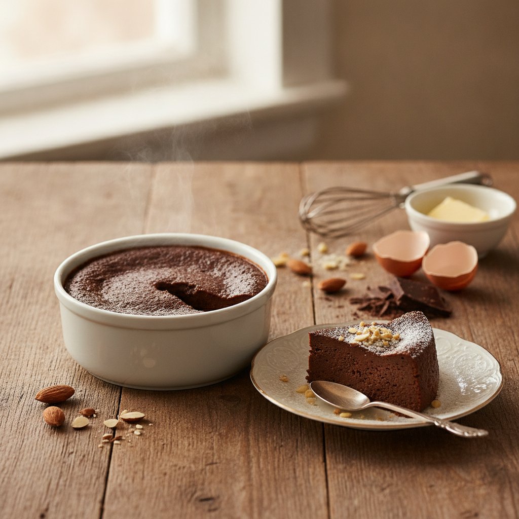 Schokoladenpudding warm und kalt