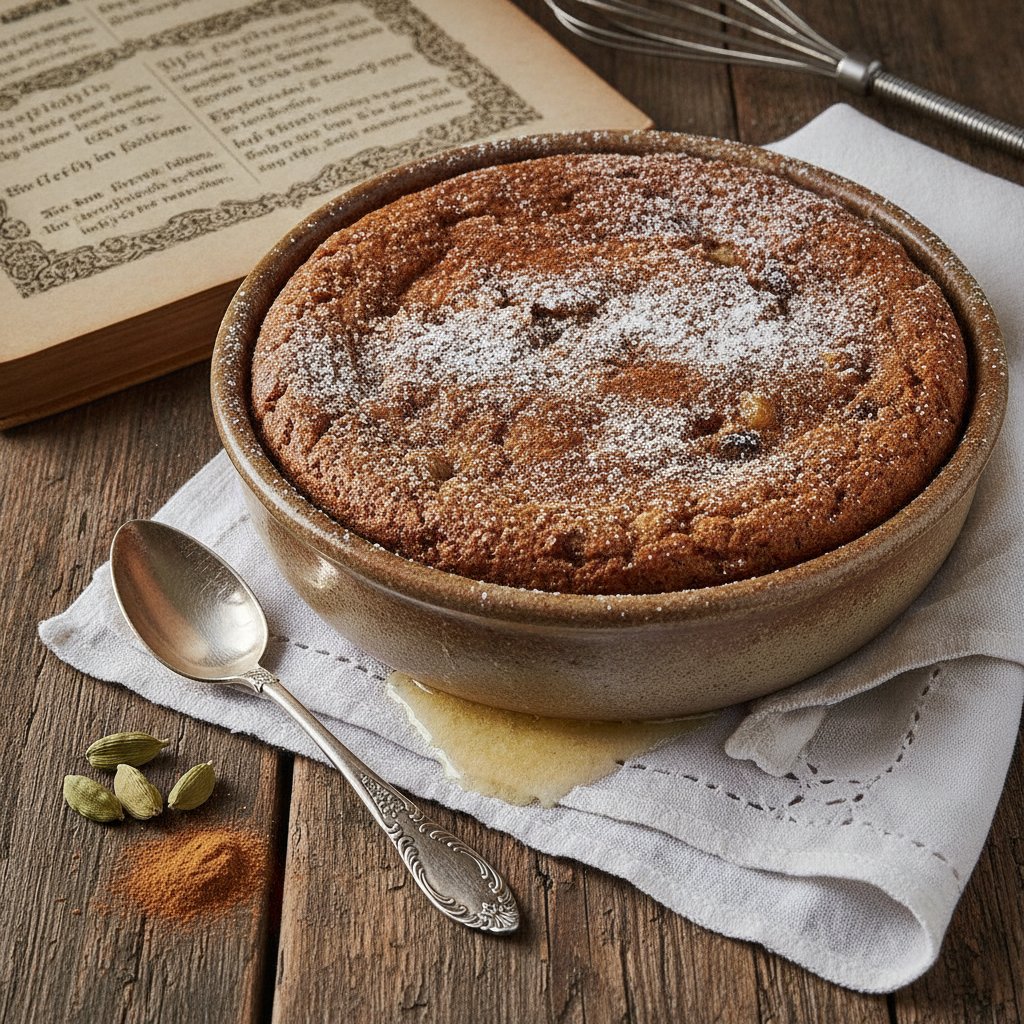 Schwarzbrotpudding