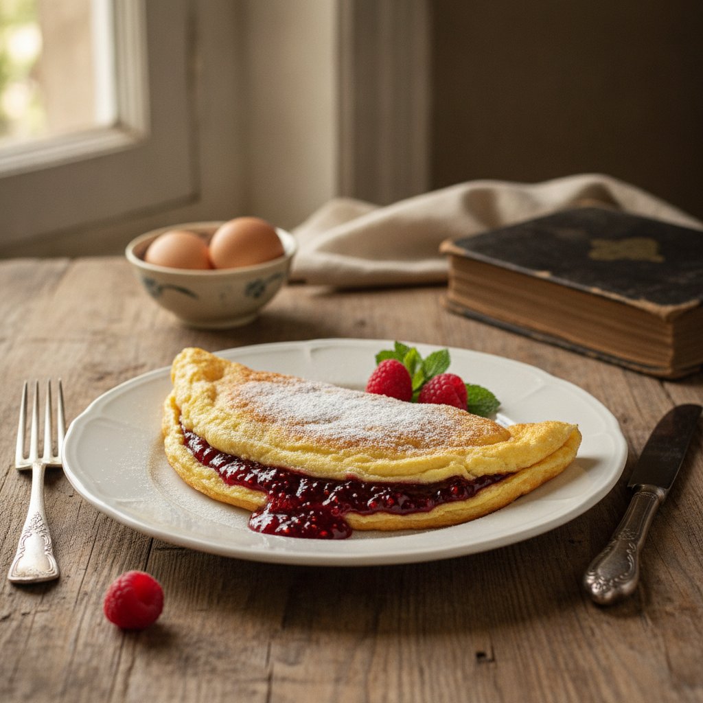 Omelette au confiture