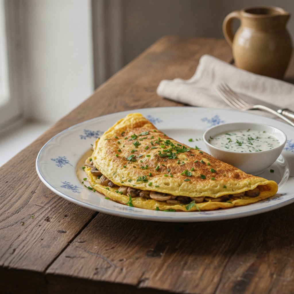 Omelette aux fines herbes