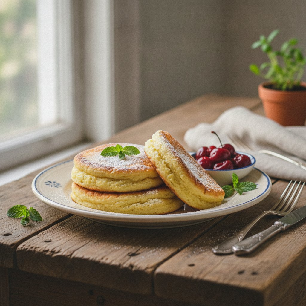 Abgebackene Eierkuchen