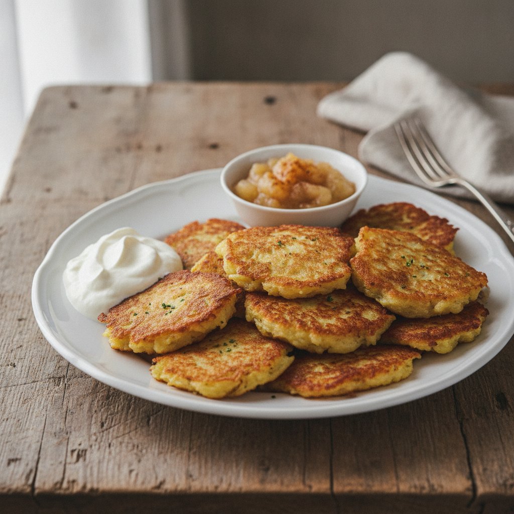 Westfälische Kartoffelpuffer oder Reibkuchen