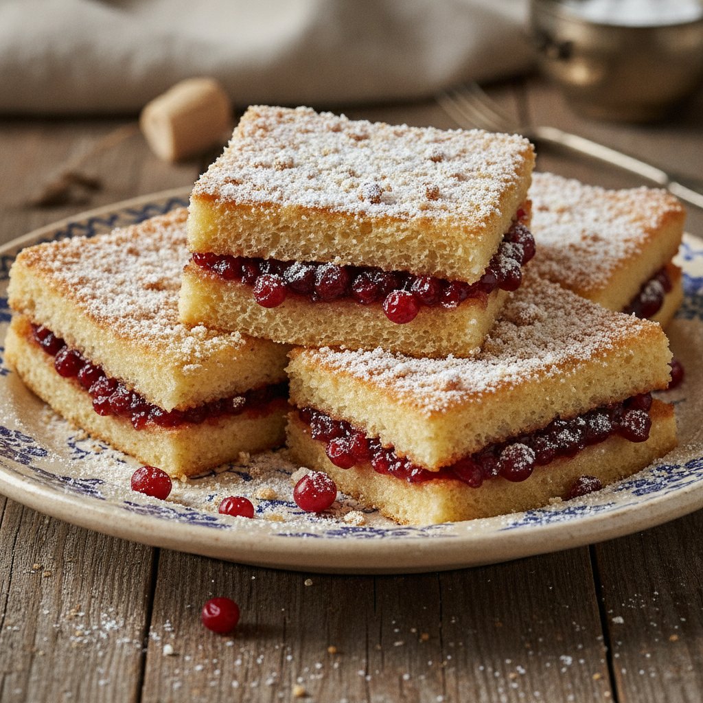 Preißelbeerschnitte