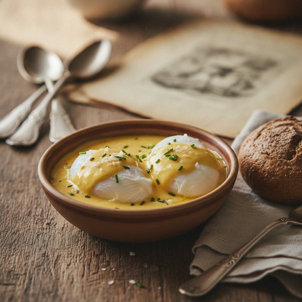 Eier mit holländischer Sauce