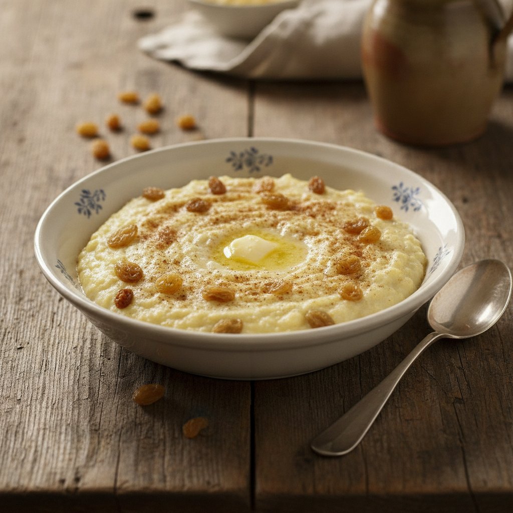 Mondaminbrei mit Rosinen