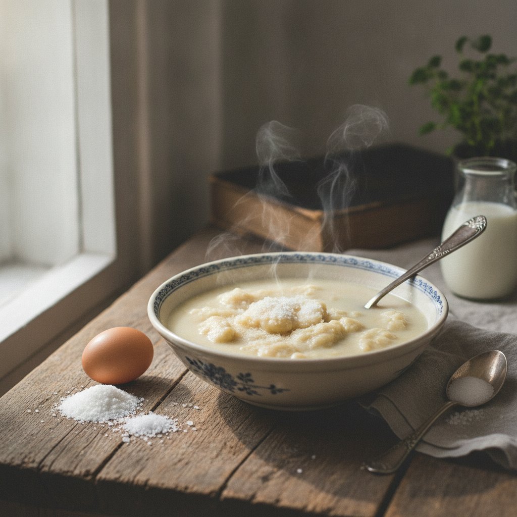 Hackereis oder Klümperchensuppe
