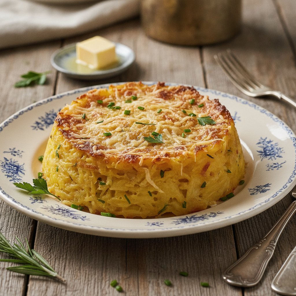 Kartoffelspeise mit Käse