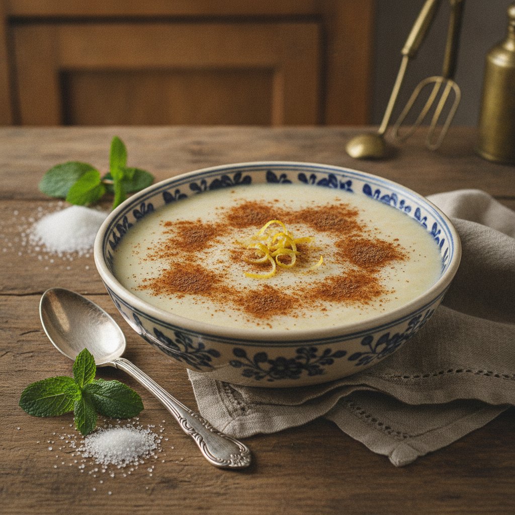Grießsuppe mit Milch