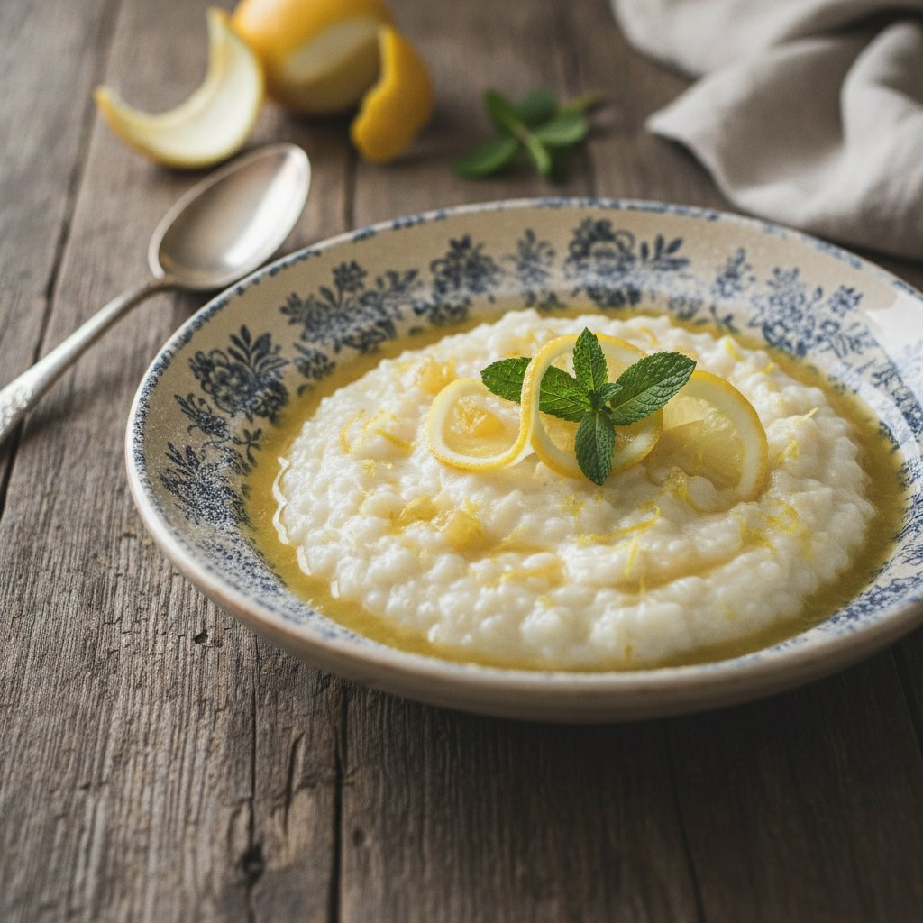 Reispudding mit Zitronen