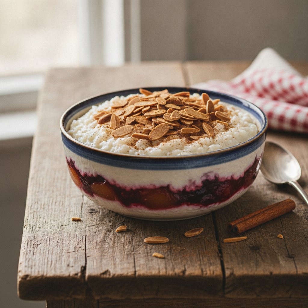 Reispudding mit Obstlagen