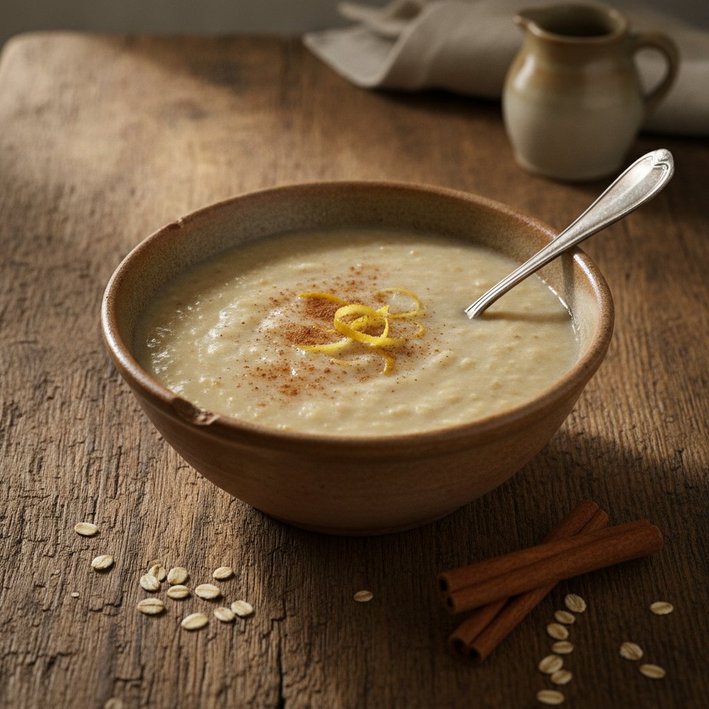 Durchgeschlagene Hafergrützsuppe