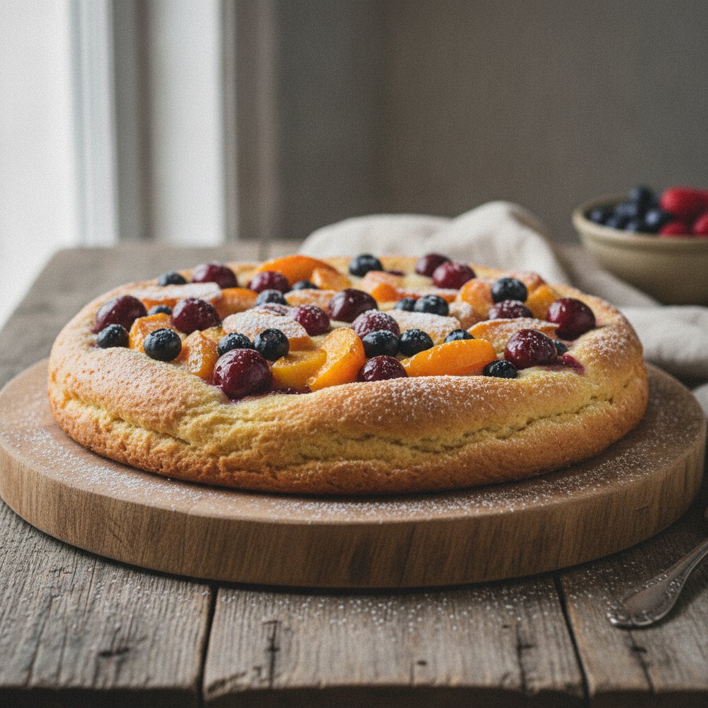 Hefeteig zu Obstkuchen