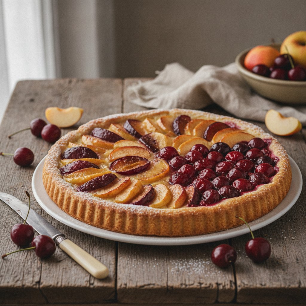 Obsttorte mit Mürbeteig