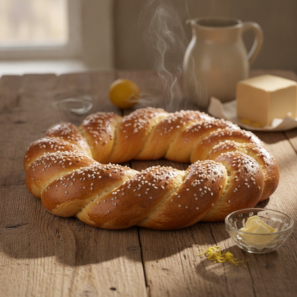 Kranzkuchen oder Brezel