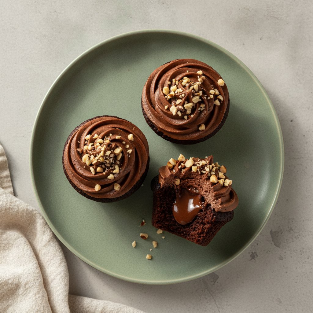 Ferrero Küsschen Schoko-Cupcakes