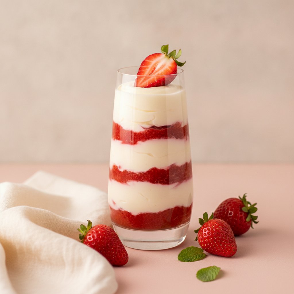 Esmeraldas Liebeskuss (Frucht-Schichtdessert)